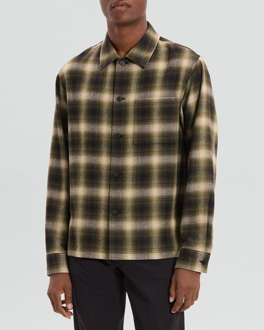 Button-Up Shirt in Jesi Wool