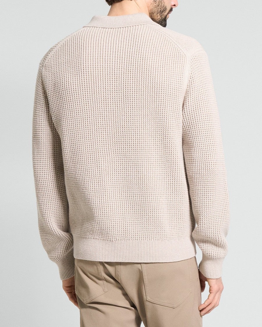 Gary Full-Zip Cardigan in Cotton-Cashmere
