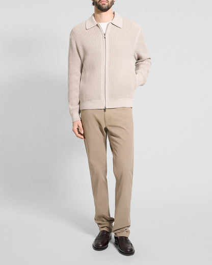 Gary Full-Zip Cardigan in Cotton-Cashmere