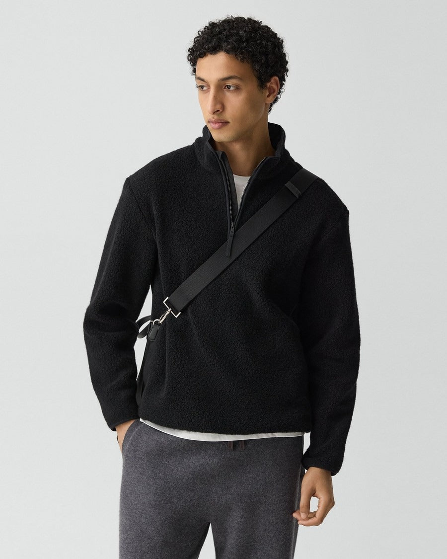 Quarter-Zip Sweatshirt in Dynamic Wool