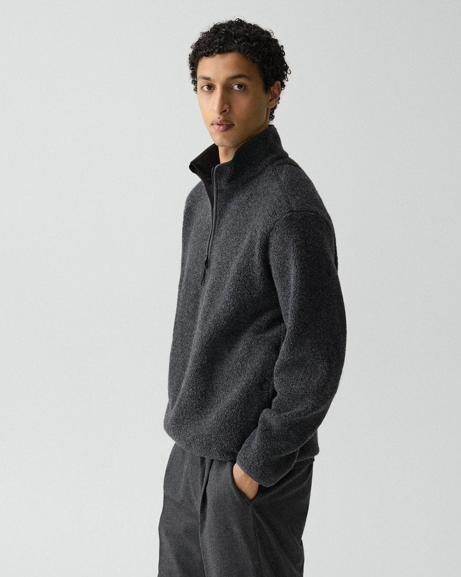 Quarter-Zip Sweatshirt in Dynamic Wool