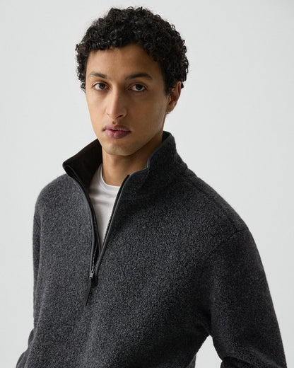 Quarter-Zip Sweatshirt in Dynamic Wool