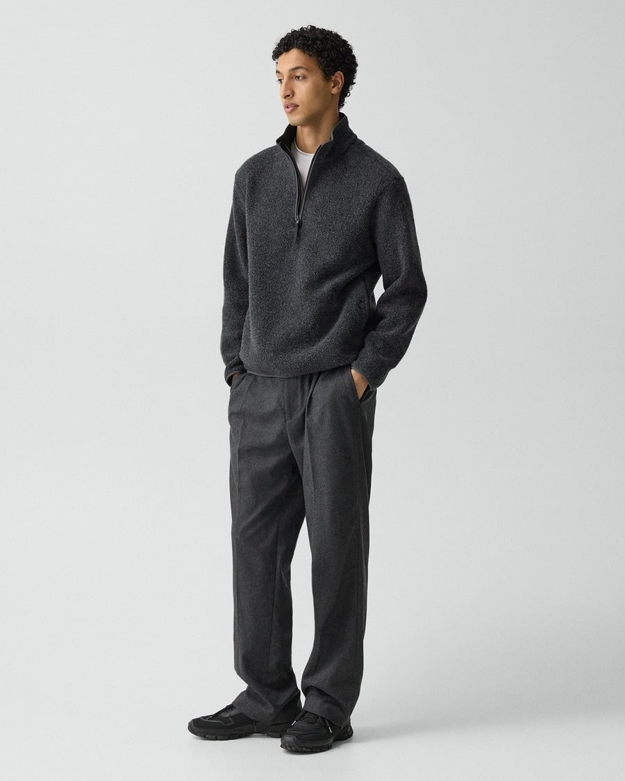 Quarter-Zip Sweatshirt in Dynamic Wool