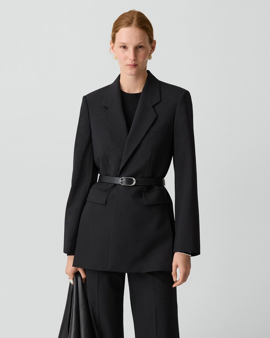 Vented Blazer in Good Wool