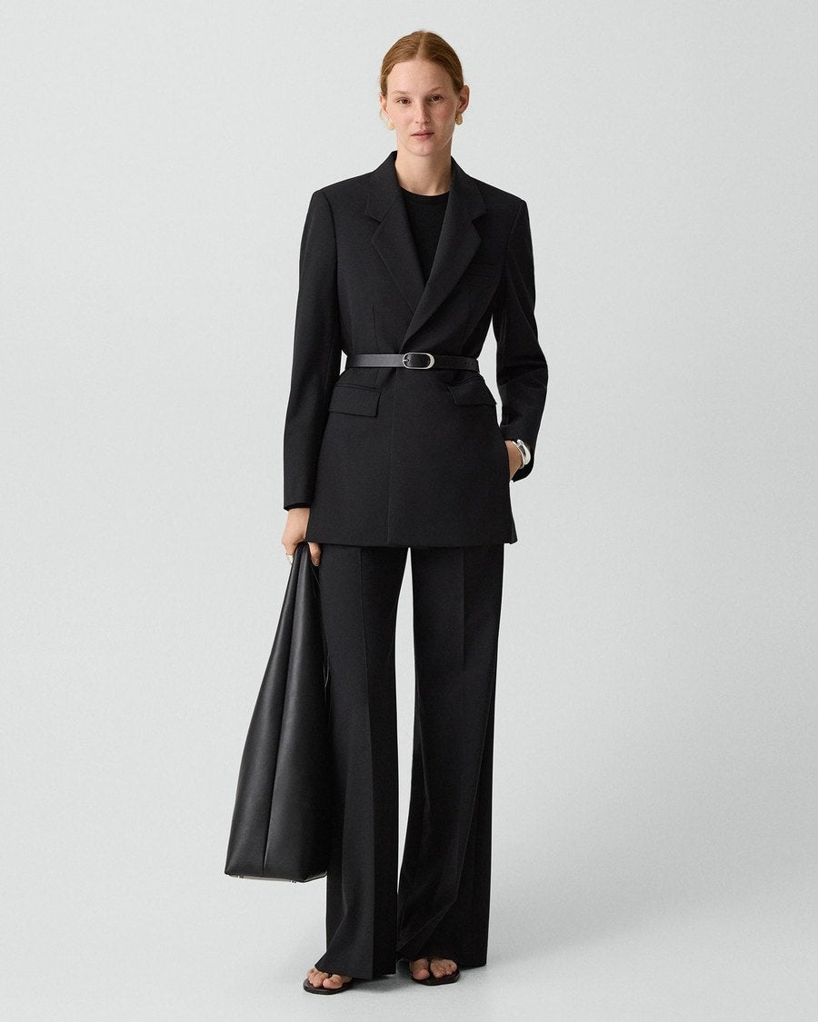 Vented Blazer in Good Wool