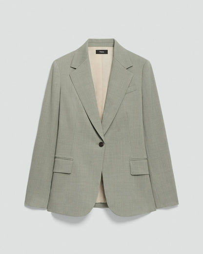 Lynnia Blazer in Wool Gabardine