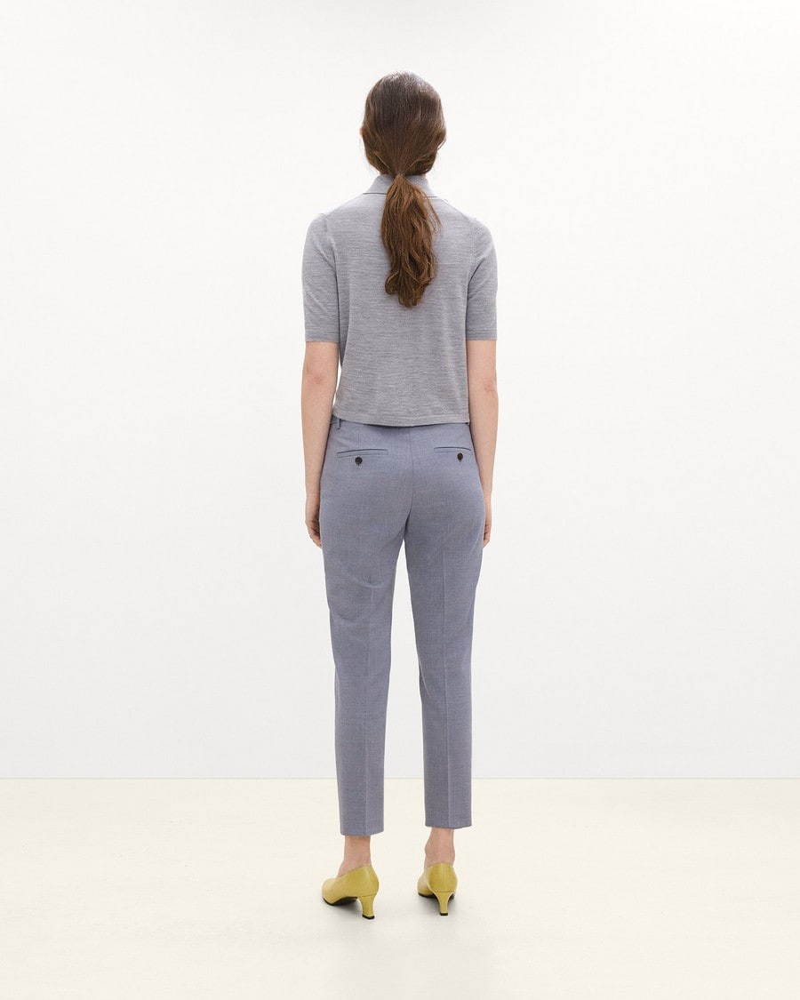 Treeca Pant in Wool Gabardine