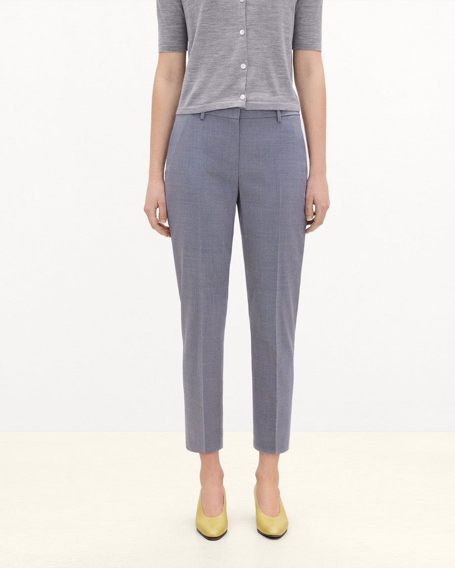 Treeca Pant in Wool Gabardine