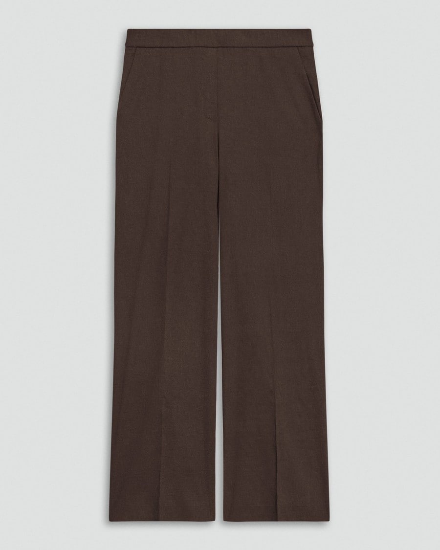 Classic Straight Pull-On Pant in Good Linen