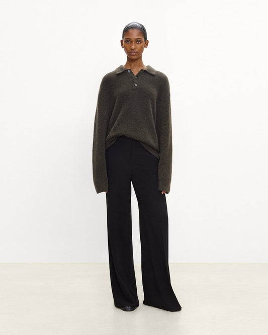 Fluid Flare Pant, 30'' in Admiral Crepe