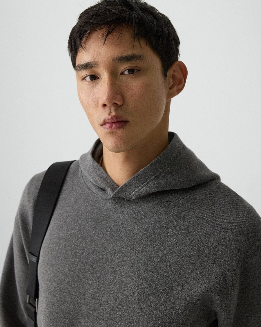Relaxed Hoodie in Light Bilen