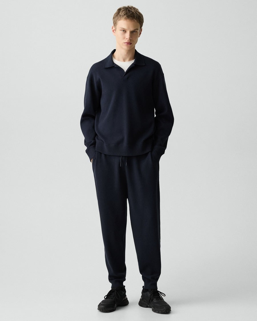 Drawstring Jogger in Light Bilen