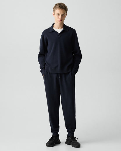 Drawstring Jogger in Light Bilen