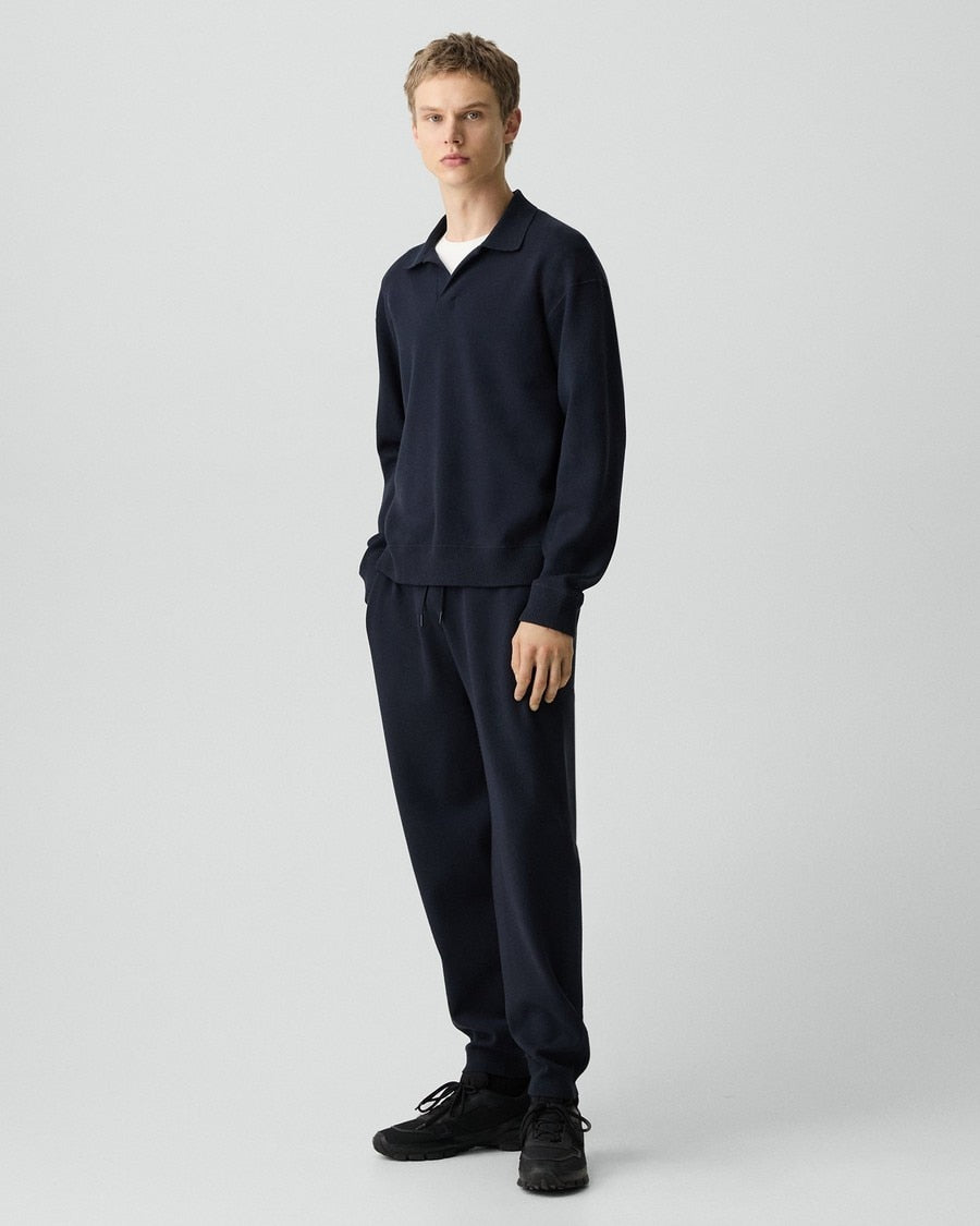 Drawstring Jogger in Light Bilen