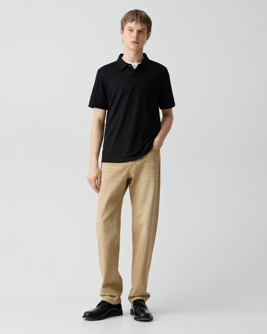 Bron Polo Shirt in Anemone Modal Jersey
