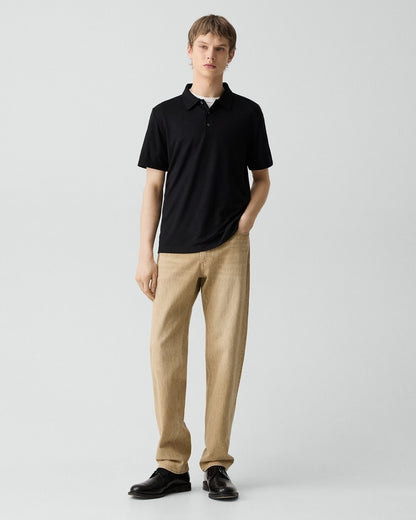 Bron Polo Shirt in Anemone Modal Jersey