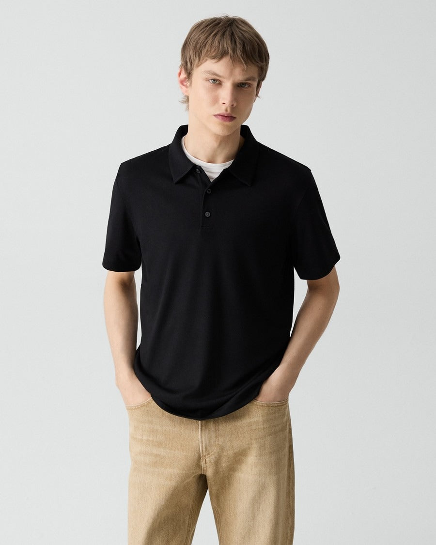 Bron Polo Shirt in Anemone Modal Jersey