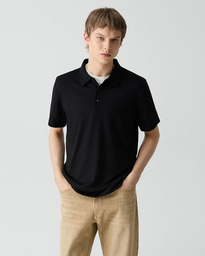 Bron Polo Shirt in Anemone Modal Jersey