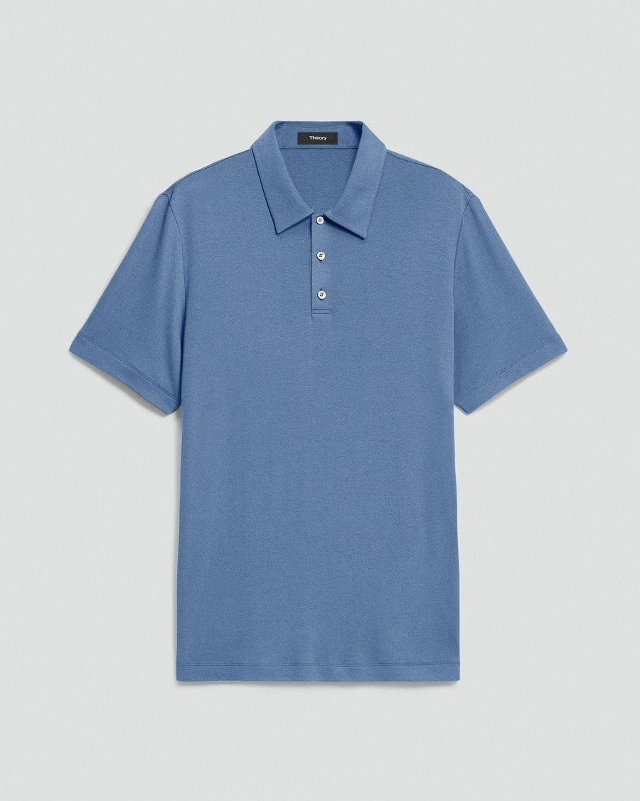 Bron Polo Shirt in Anemone Modal Jersey