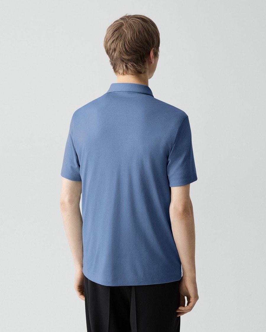 Bron Polo Shirt in Anemone Modal Jersey