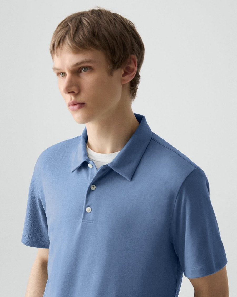 Bron Polo Shirt in Anemone Modal Jersey