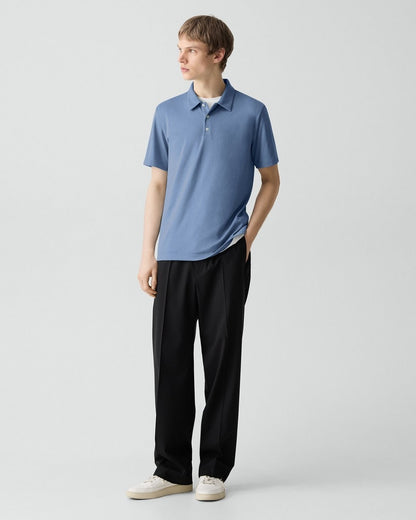 Bron Polo Shirt in Anemone Modal Jersey