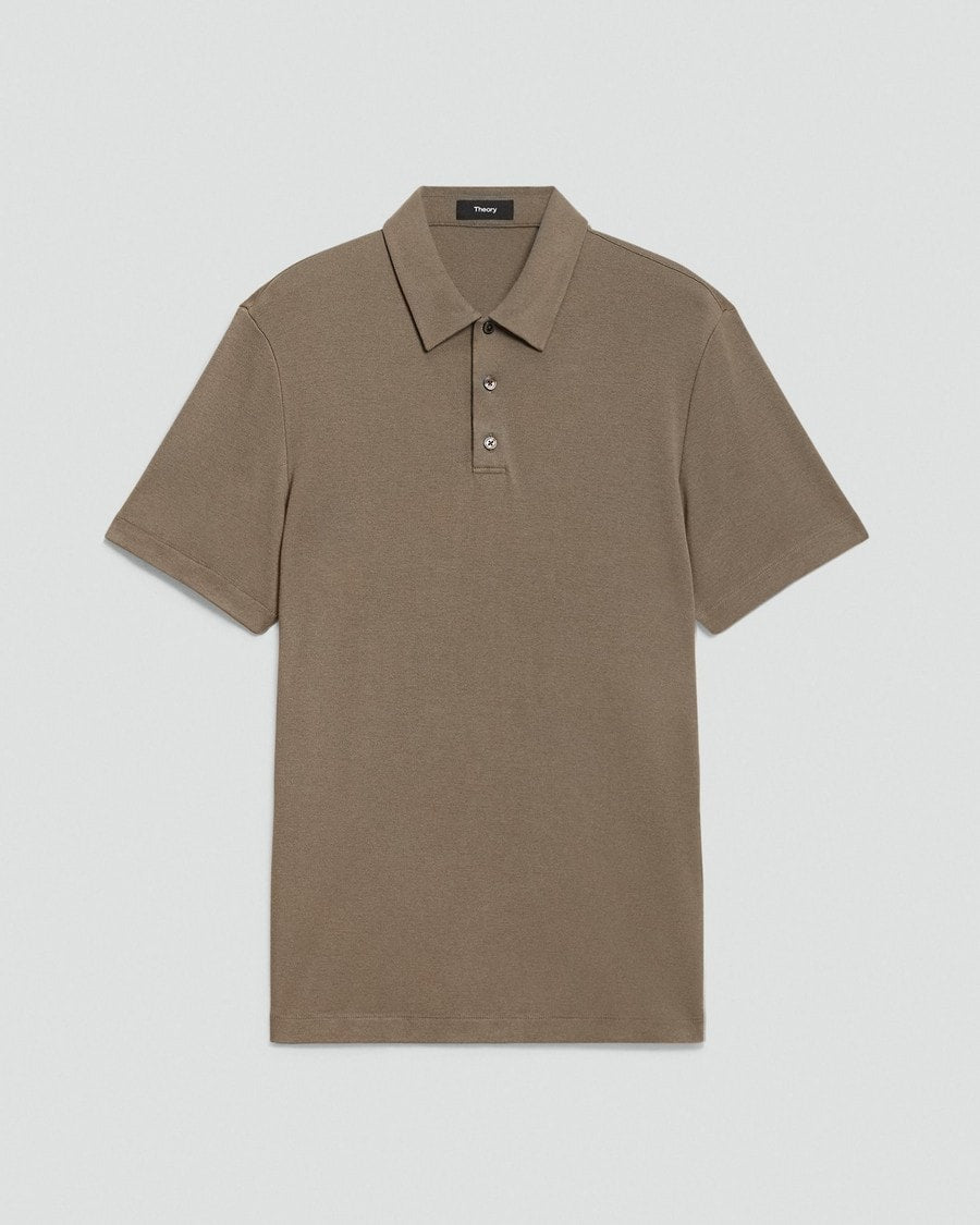 Bron Polo Shirt in Anemone Modal Jersey