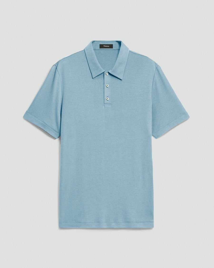 Bron Polo Shirt in Anemone Modal Jersey
