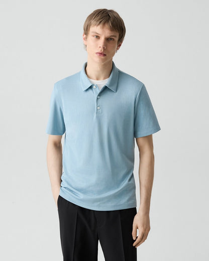 Bron Polo Shirt in Anemone Modal Jersey