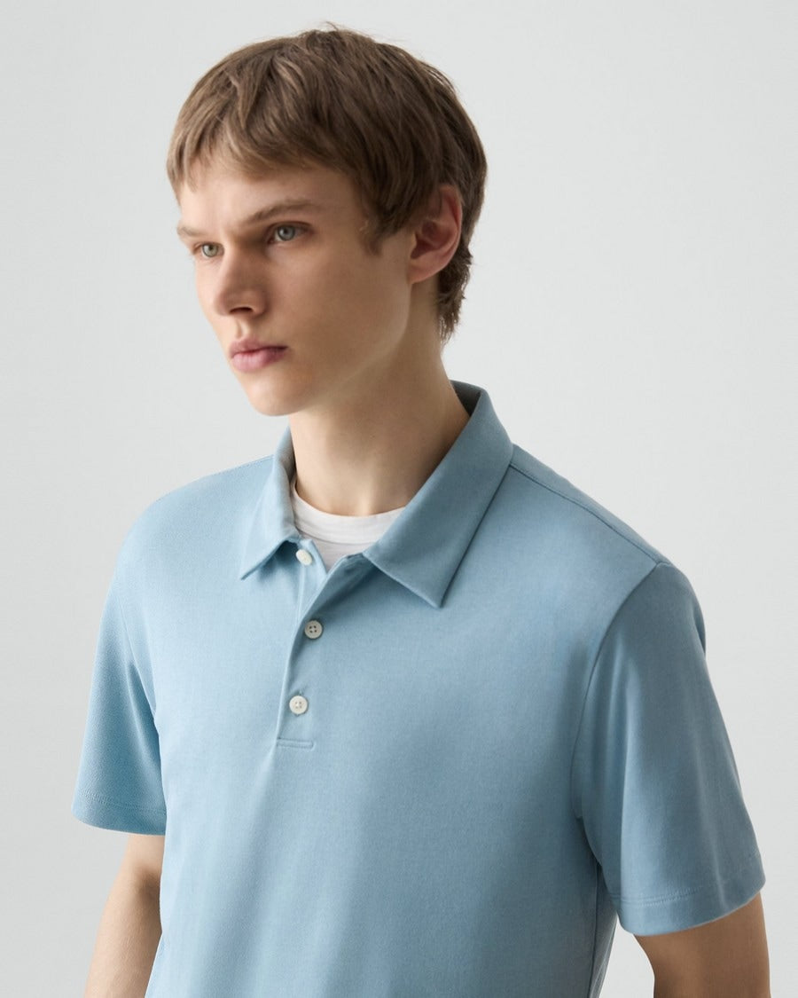 Bron Polo Shirt in Anemone Modal Jersey