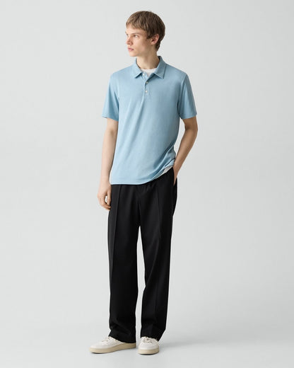 Bron Polo Shirt in Anemone Modal Jersey