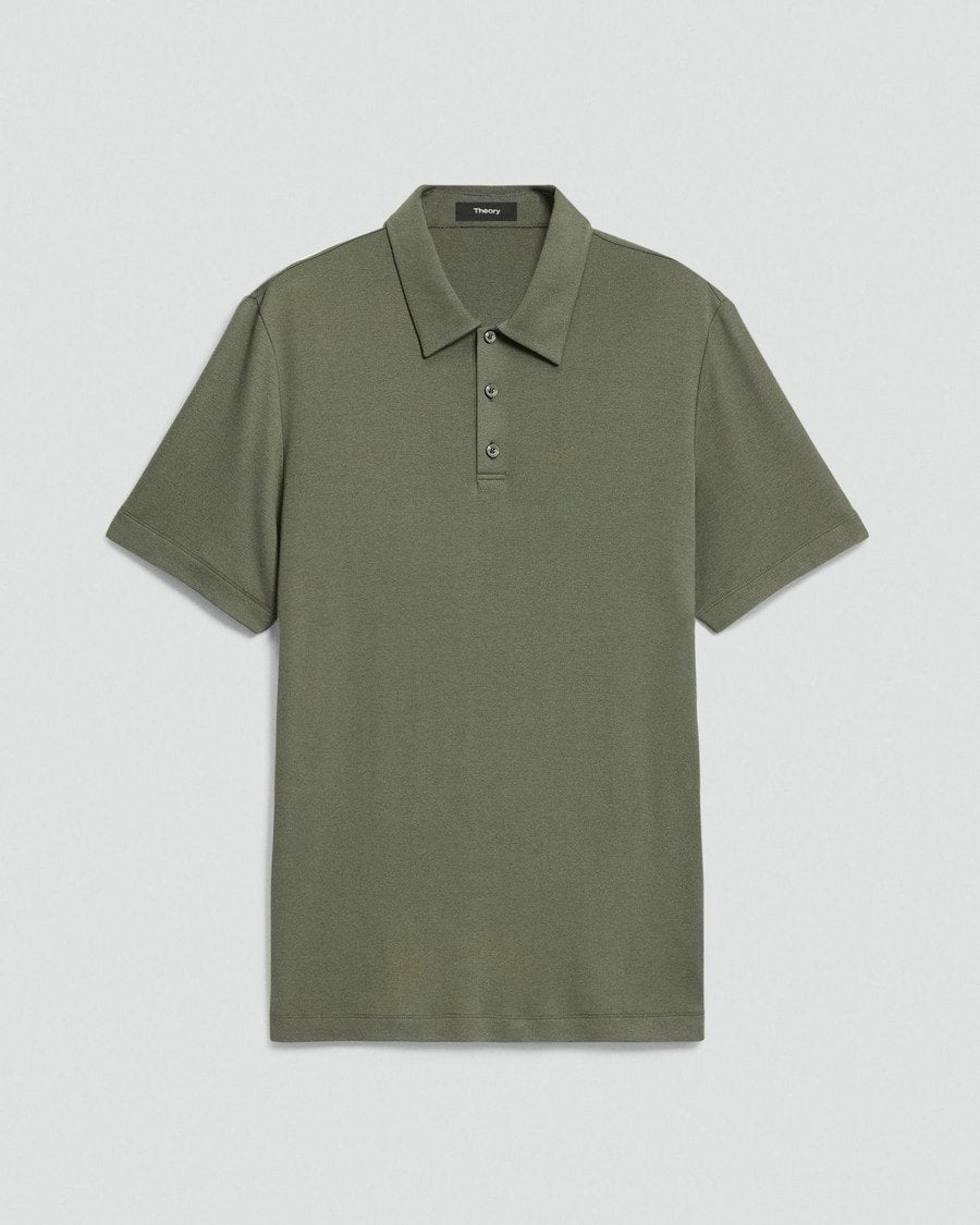 Bron Polo Shirt in Anemone Modal Jersey