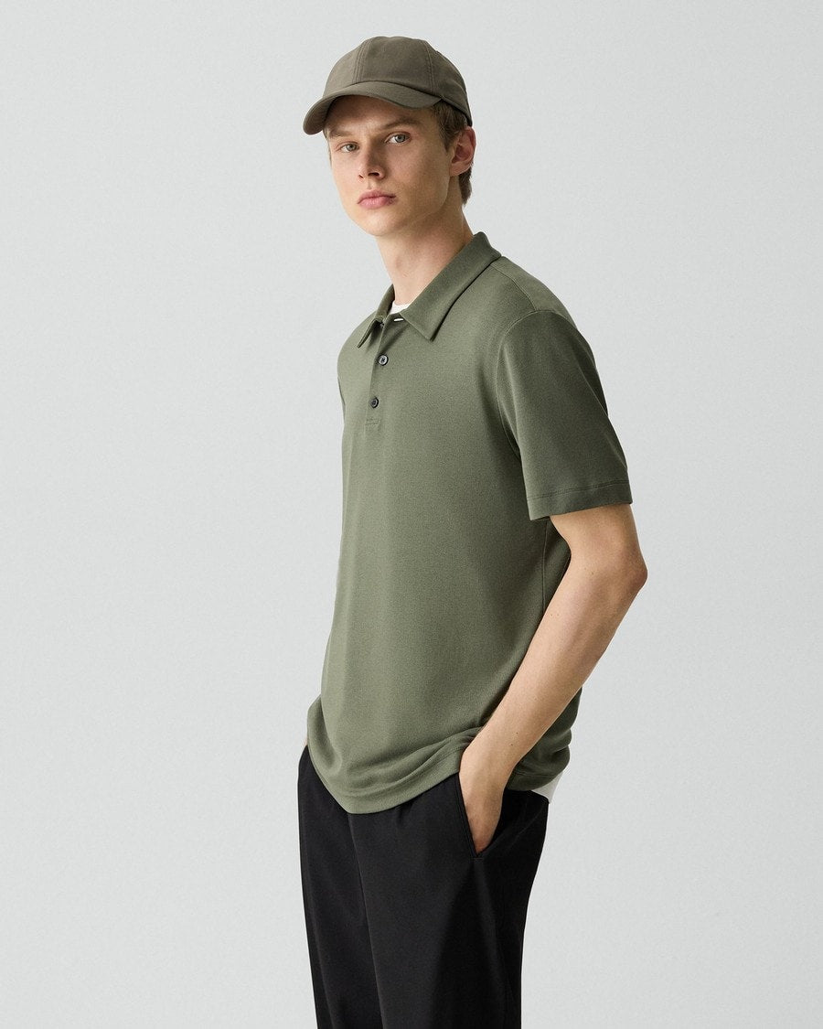 Bron Polo Shirt in Anemone Modal Jersey