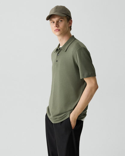 Bron Polo Shirt in Anemone Modal Jersey
