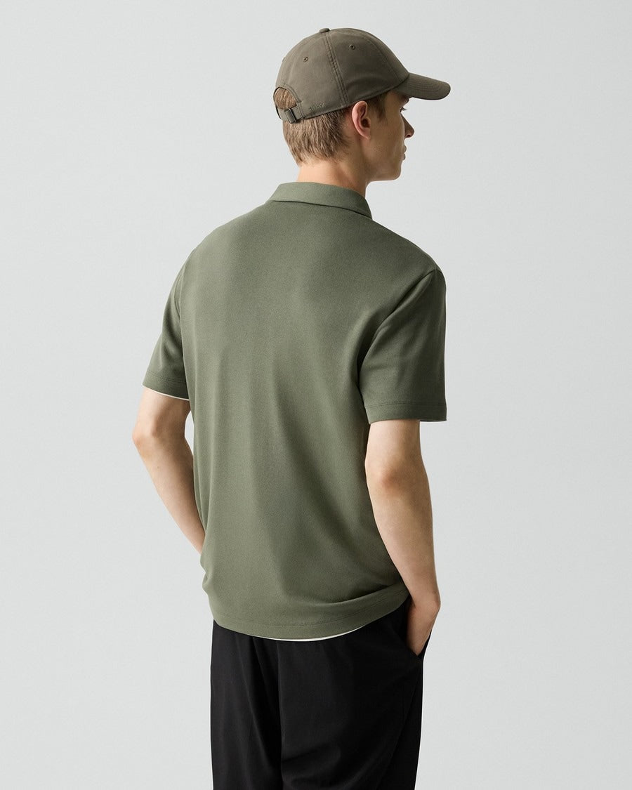 Bron Polo Shirt in Anemone Modal Jersey