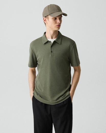Bron Polo Shirt in Anemone Modal Jersey
