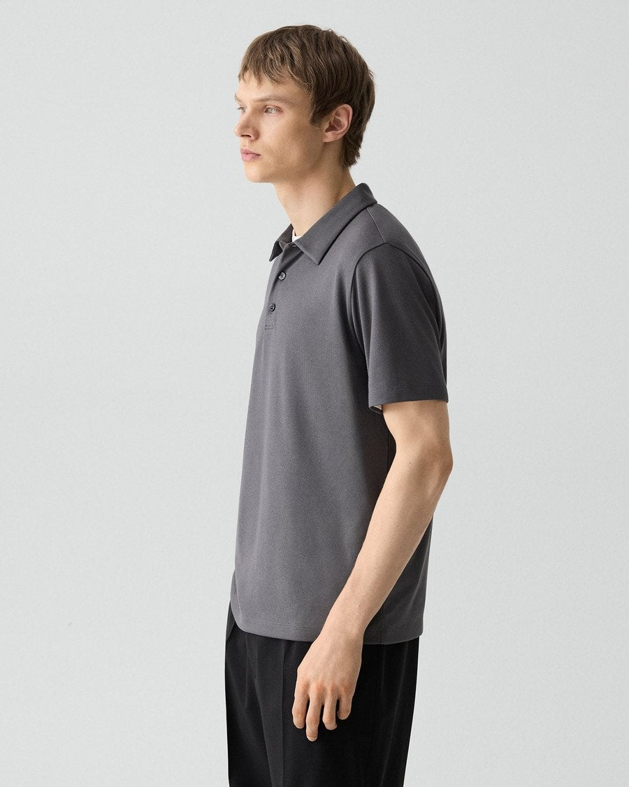 Bron Polo Shirt in Anemone Modal Jersey