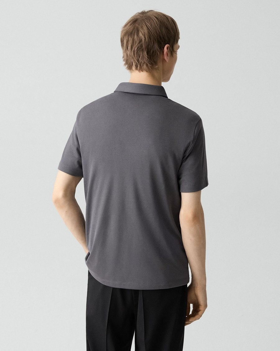 Bron Polo Shirt in Anemone Modal Jersey