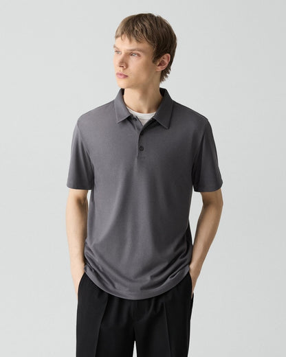 Bron Polo Shirt in Anemone Modal Jersey