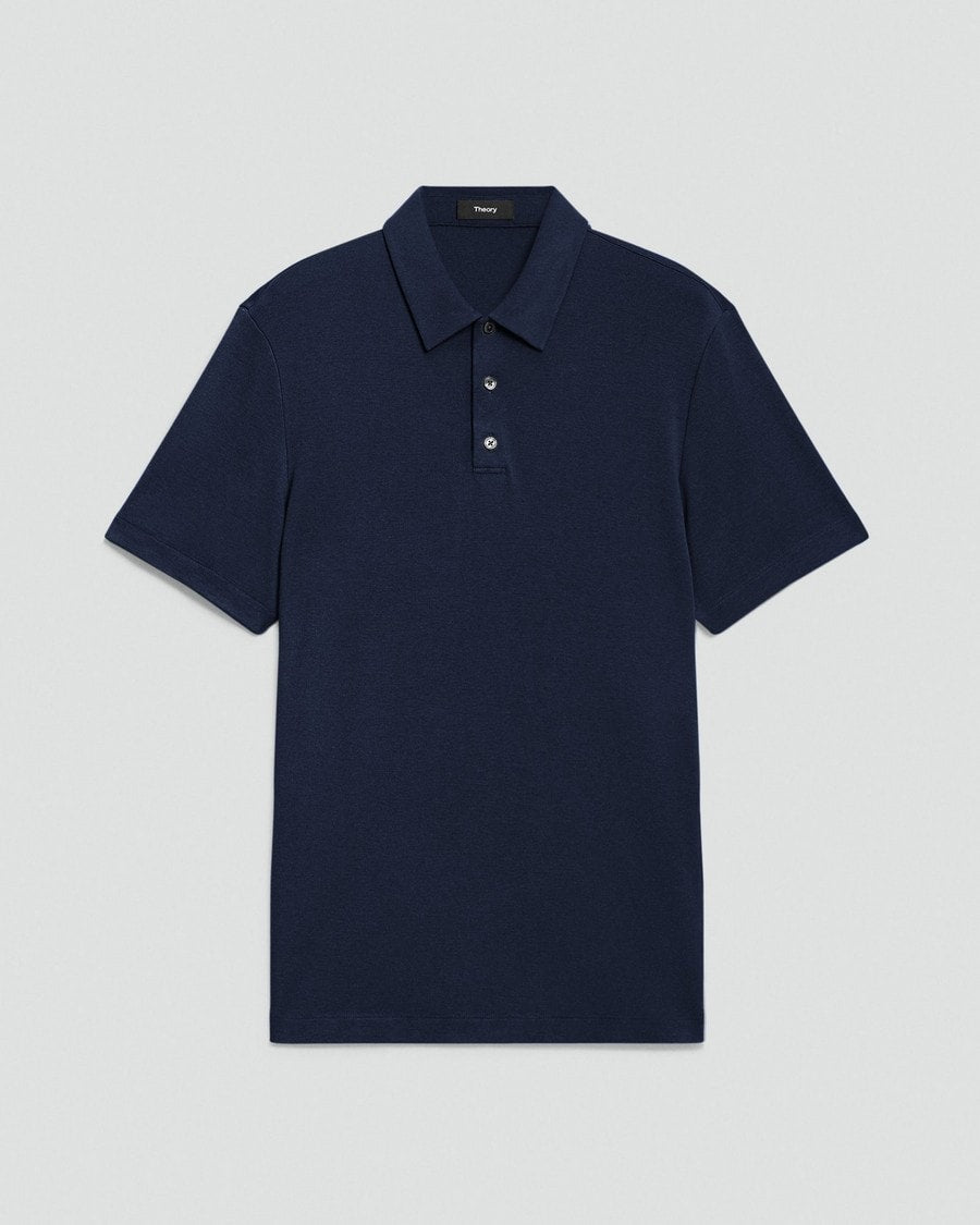 Bron Polo Shirt in Anemone Modal Jersey