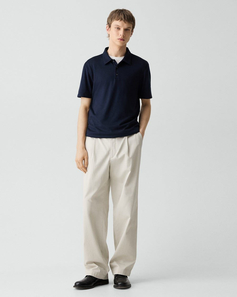 Bron Polo Shirt in Anemone Modal Jersey