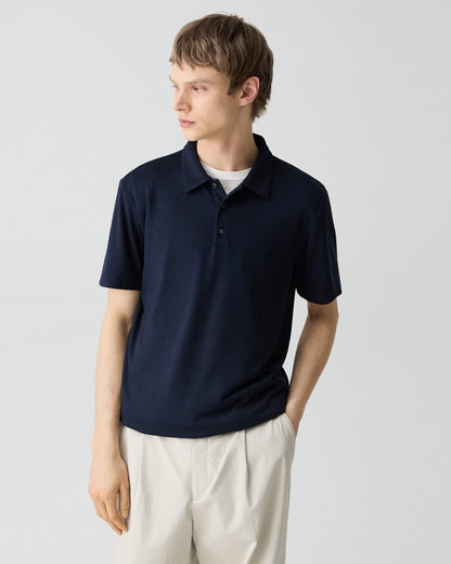 Bron Polo Shirt in Anemone Modal Jersey