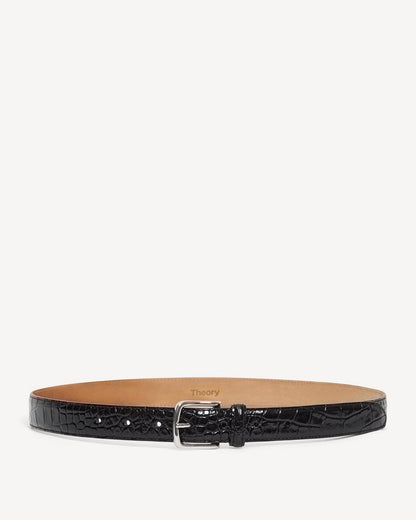 Square Buckle Belt in Leather