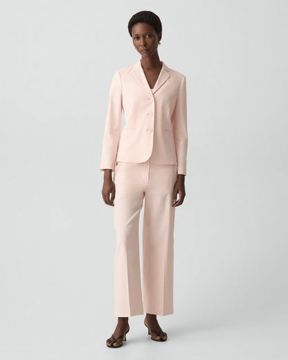 Shrunken Three-Button Blazer in Good Linen