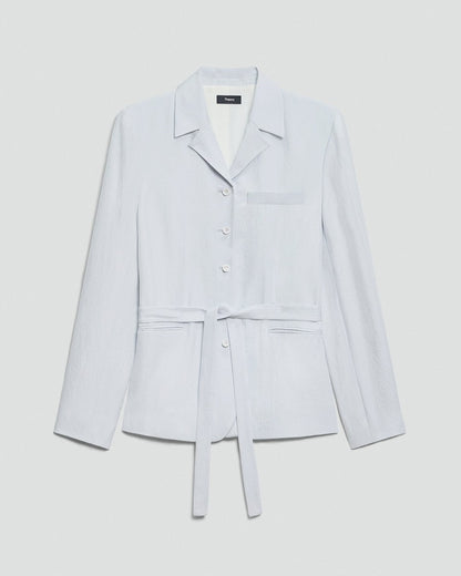 Tie-Waist Jacket in Washed Twill