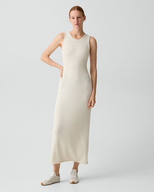 Textured Dress in Orchard Cotton