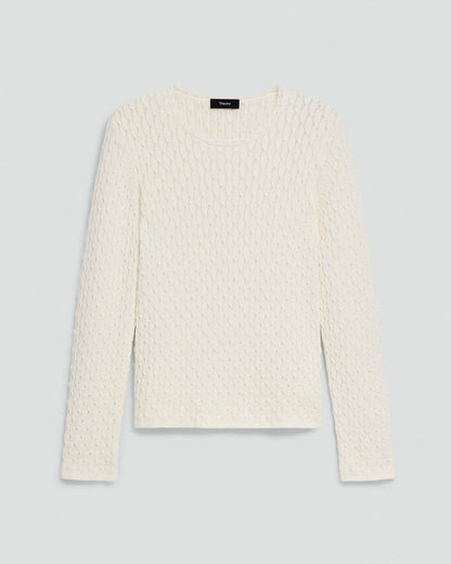 Textured Sweater in Orchard Cotton