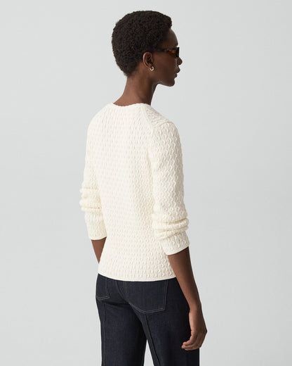 Textured Sweater in Orchard Cotton