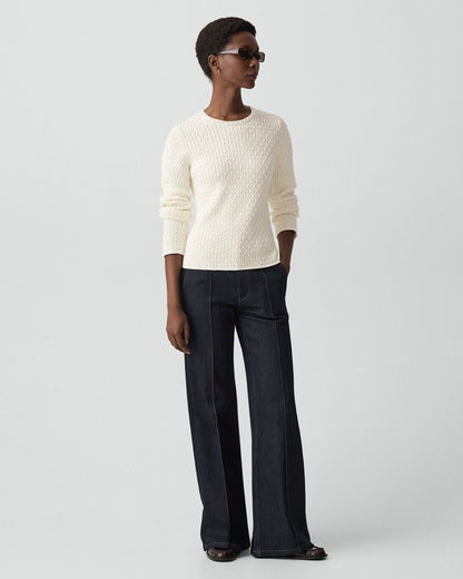 Textured Sweater in Orchard Cotton