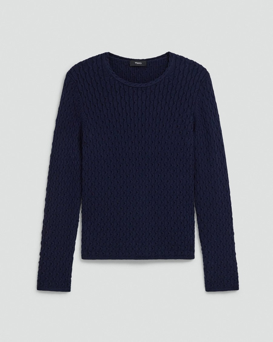 Textured Sweater in Orchard Cotton